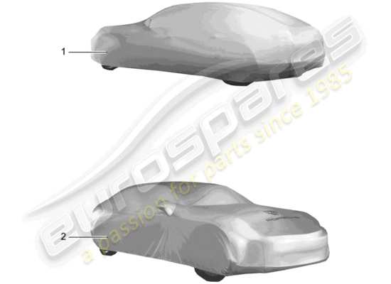 a part diagram from the Porsche Tequipment Panamera parts catalogue