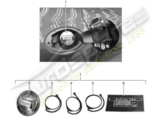 a part diagram from the Porsche Tequipment Panamera parts catalogue