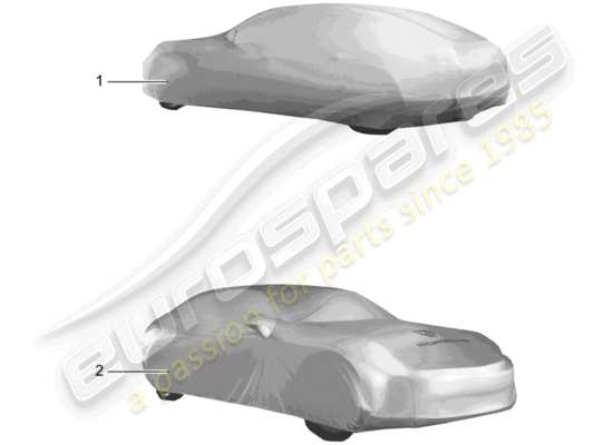 a part diagram from the Porsche Tequipment Panamera (2014) parts catalogue