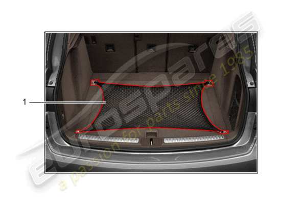 a part diagram from the Porsche Tequipment Panamera parts catalogue