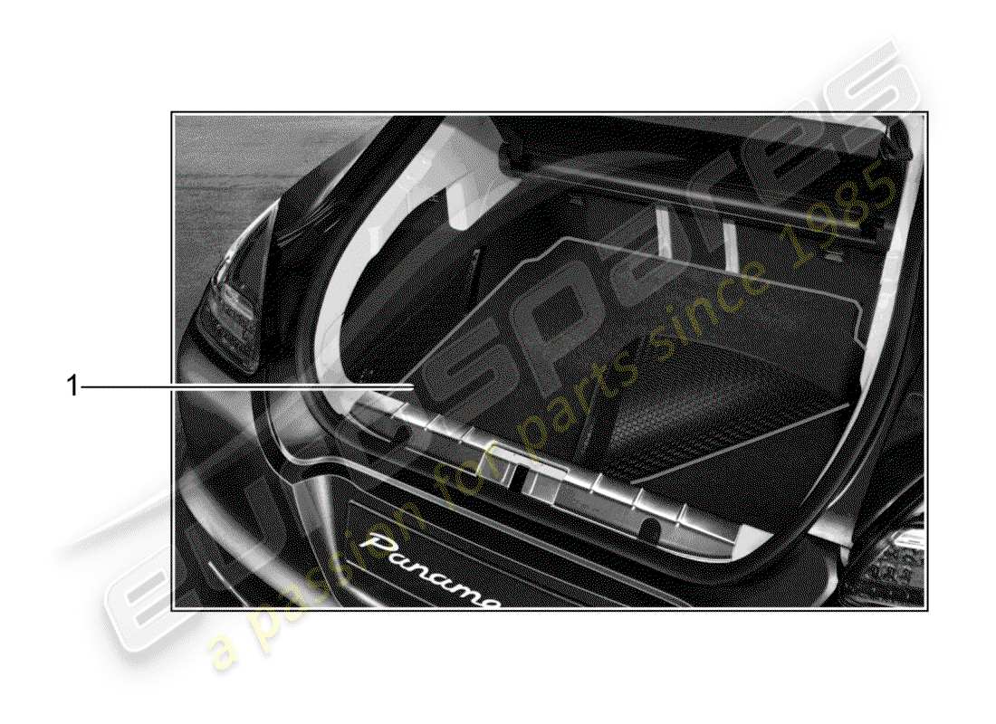 Porsche Tequipment Panamera (2015) CARPET Part Diagram