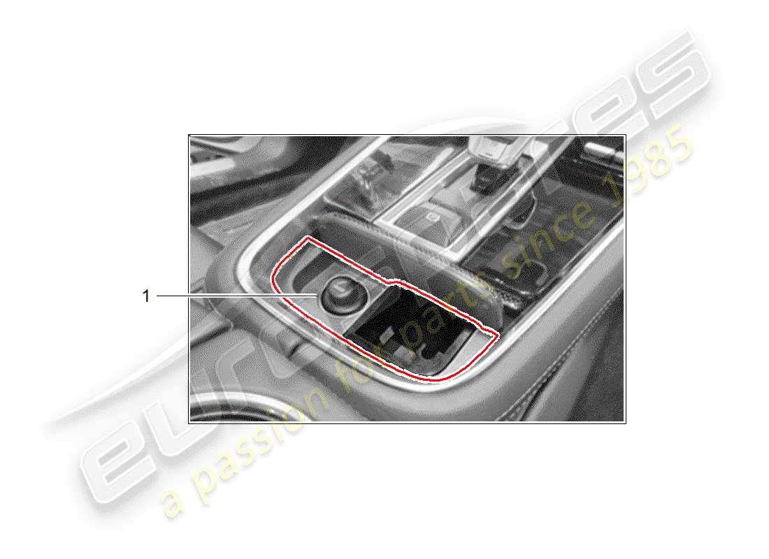 Porsche Tequipment Panamera (2015) SMOKER PACKAGE Part Diagram