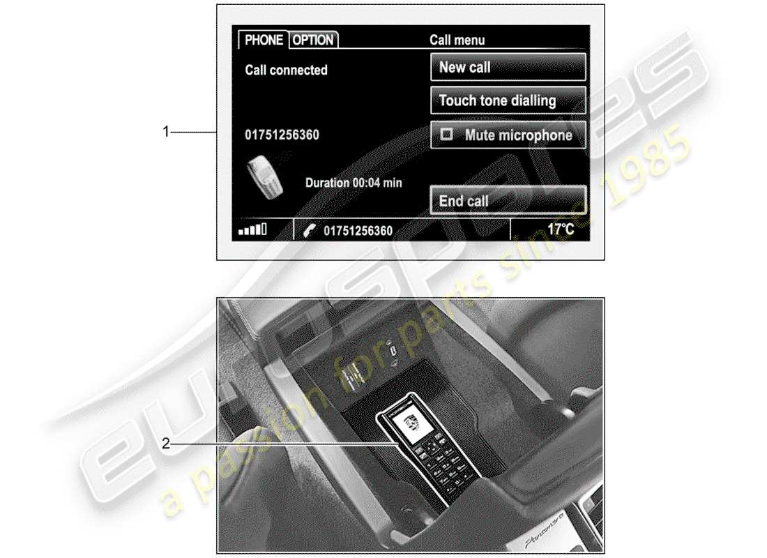 Porsche Tequipment Panamera (2015) INSTALLATION KIT Part Diagram