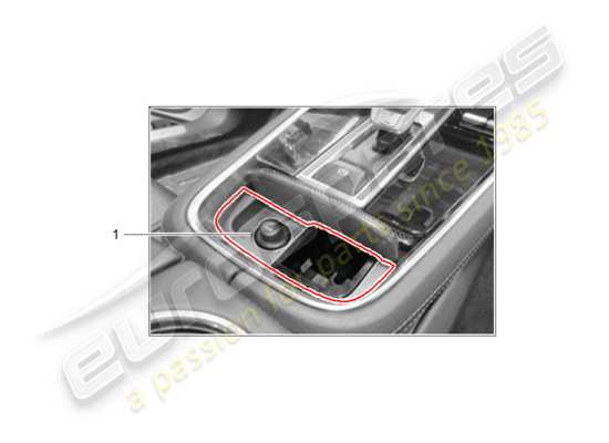 a part diagram from the Porsche Tequipment Panamera parts catalogue