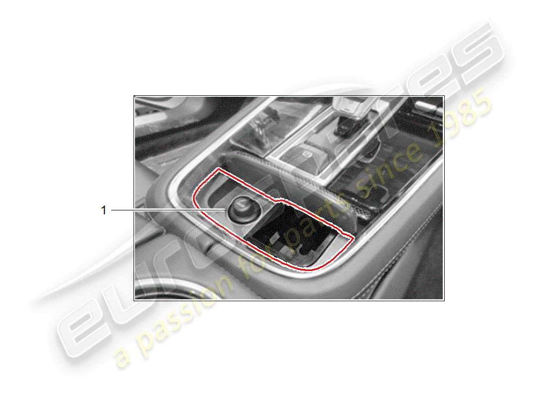 Porsche Tequipment Panamera (2020) SMOKER PACKAGE Part Diagram