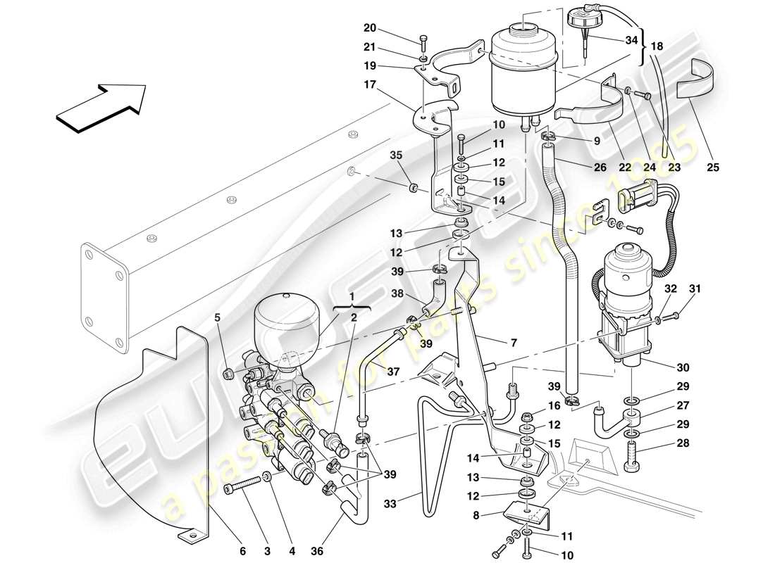 Part diagram containing part number 190662