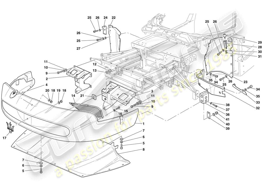 Part diagram containing part number 16043624