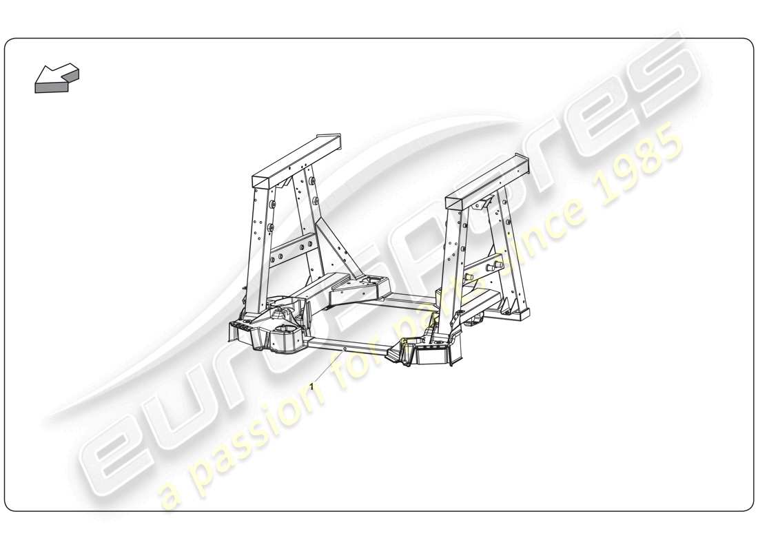 Lamborghini Super Trofeo (2009-2014) CHASSIS ELEMENT Part Diagram