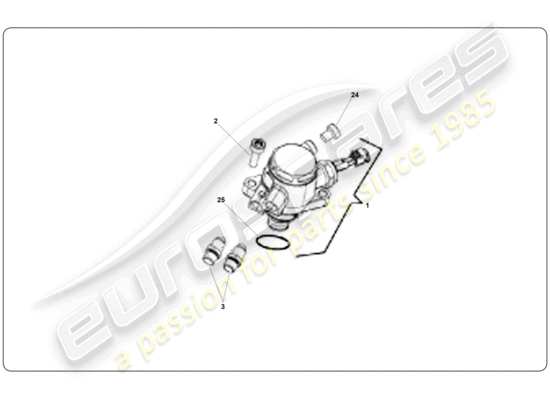 a part diagram from the Lamborghini Super Trofeo (2009-2014) parts catalogue