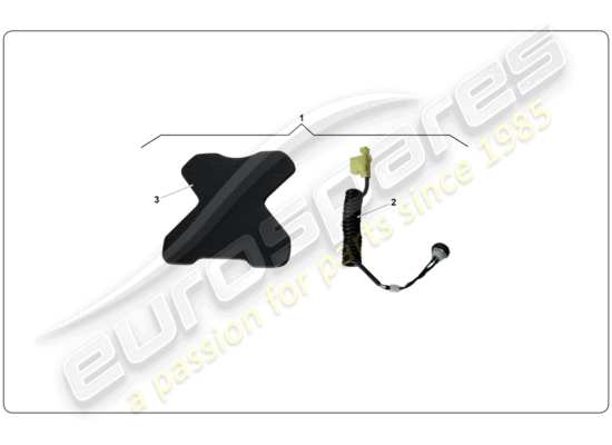 a part diagram from the Lamborghini Super Trofeo (2009-2014) parts catalogue