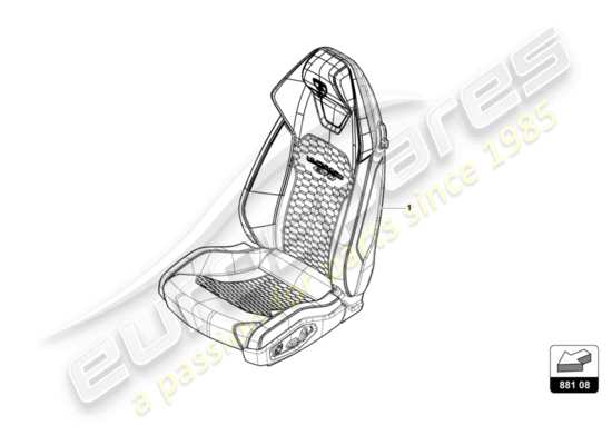 a part diagram from the Lamborghini Evo Coupe (2020) parts catalogue