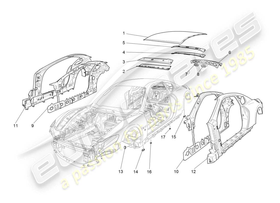 Part diagram containing part number 13141287