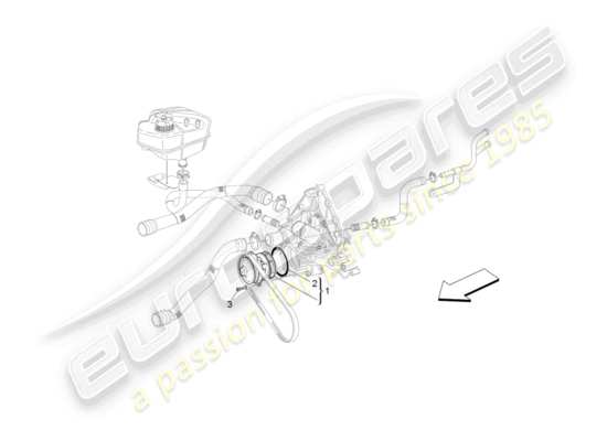 a part diagram from the Maserati GranTurismo parts catalogue