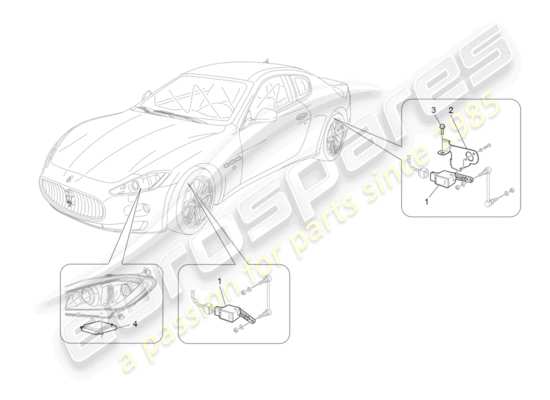 a part diagram from the Maserati GranTurismo (2008) parts catalogue