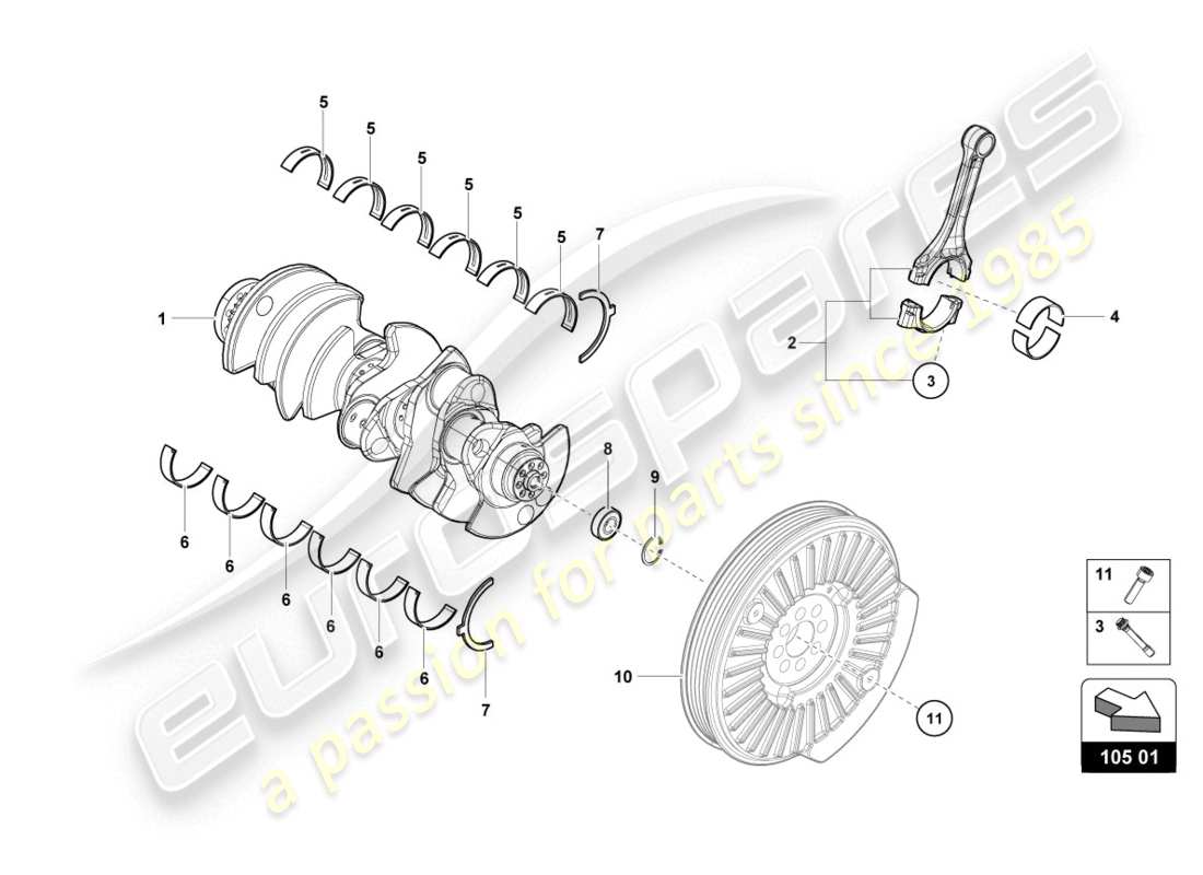 Part diagram containing part number 079105701PGLB