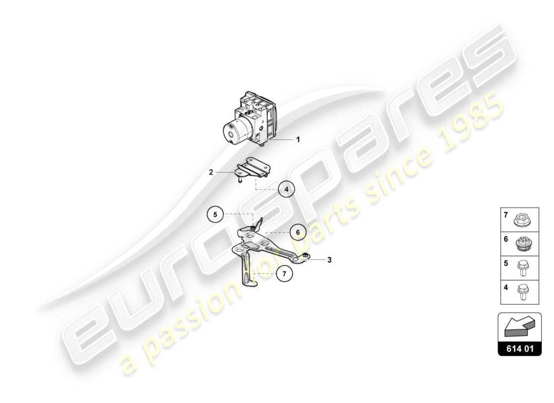 Part diagram containing part number 4S0614119C