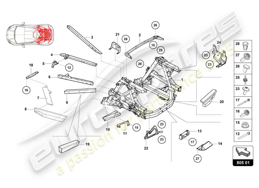 Part diagram containing part number 4T8813031K