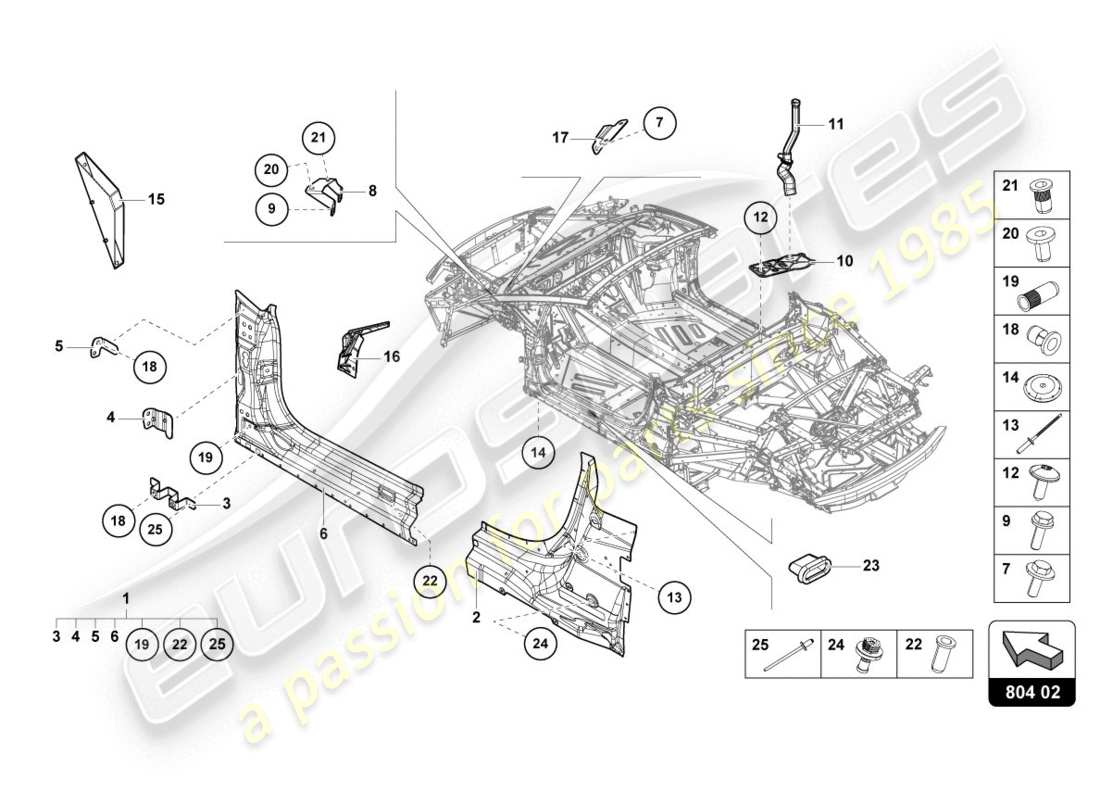 Part diagram containing part number 4T0803641B