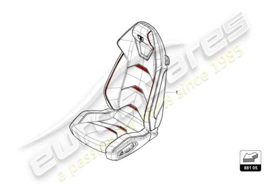 a part diagram from the Lamborghini HURACAN EVO parts catalogue