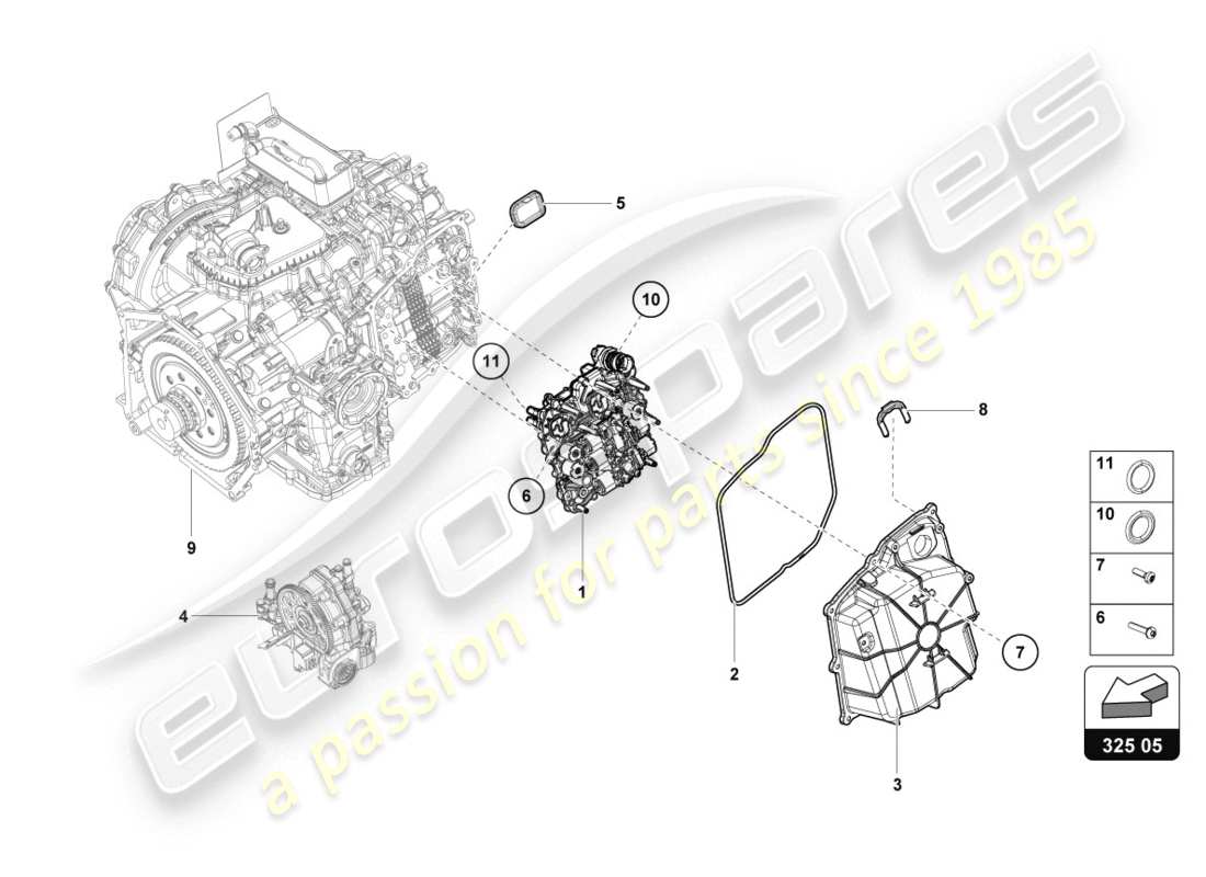 Lamborghini LP610-4 COUPE (2015) MECHATRONIC WITH SOFTWARE Parts Diagram