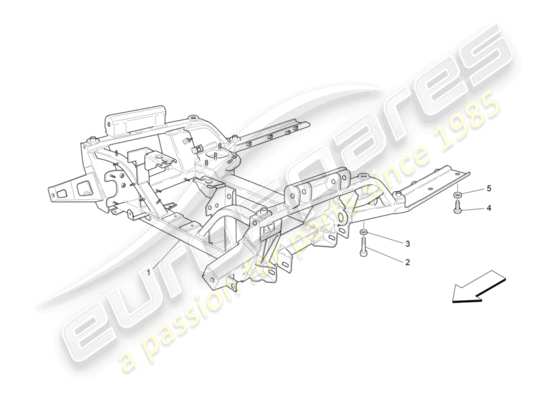 a part diagram from the Maserati GranTurismo parts catalogue