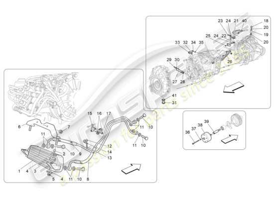 a part diagram from the Maserati GranTurismo parts catalogue