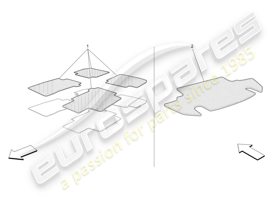 Maserati GranTurismo (2011) standard provided Part Diagram