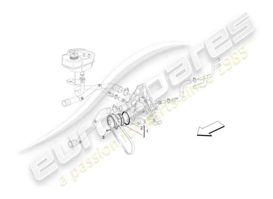 a part diagram from the Maserati GranTurismo (2012) parts catalogue