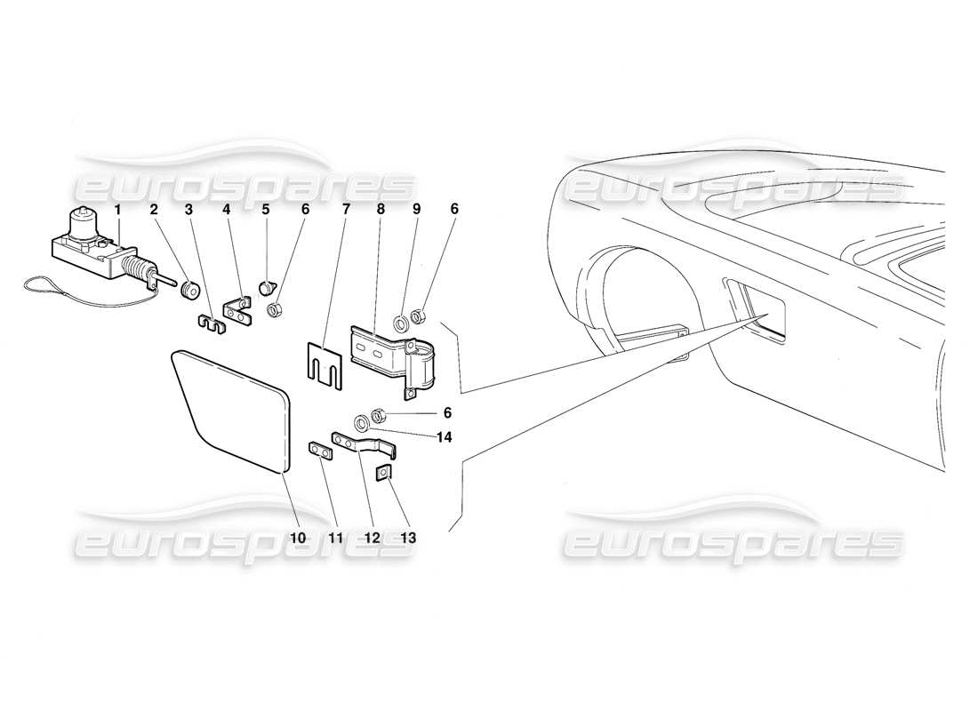 Part diagram containing part number 008610503