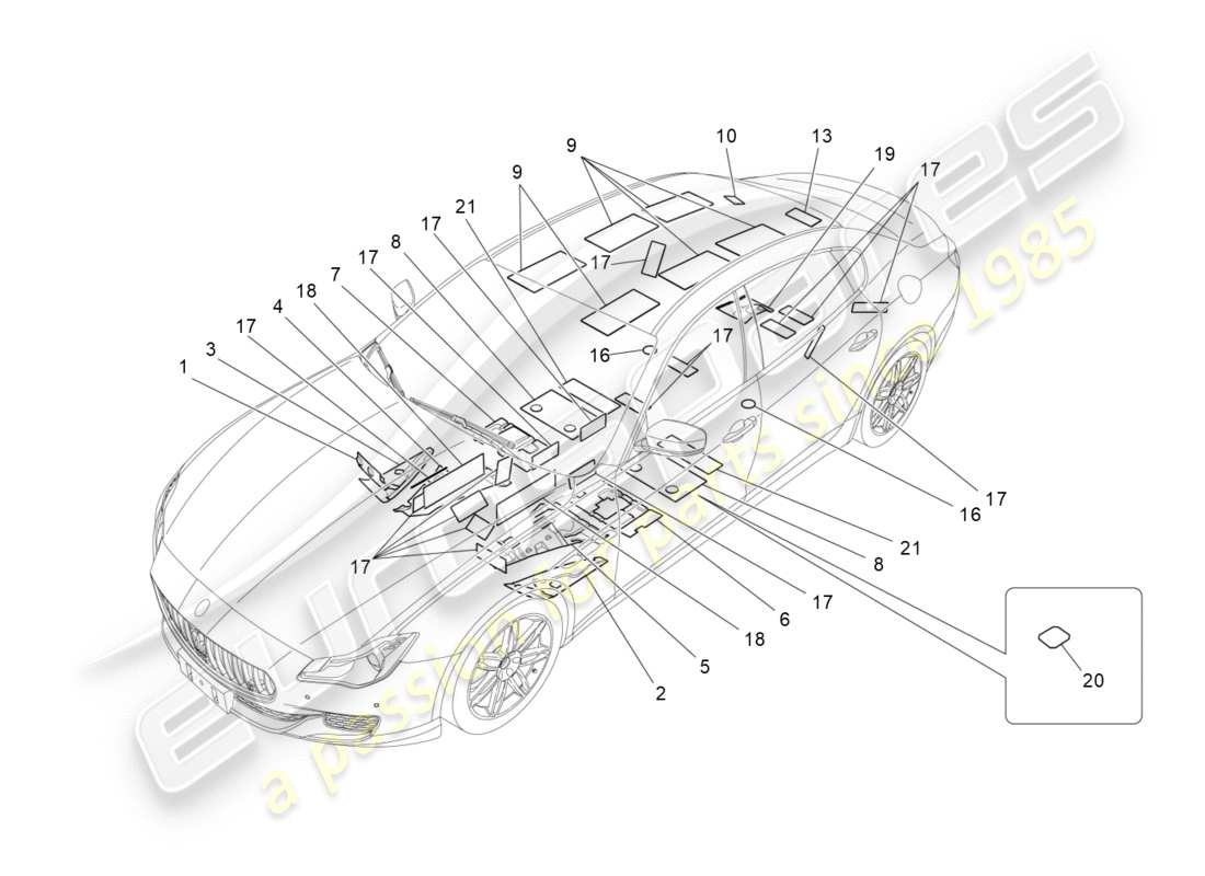 Part diagram containing part number 670009855