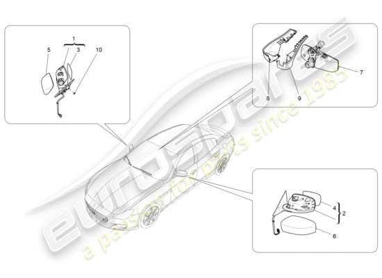 a part diagram from the Maserati QTP 3.0 BT V6 410HP (2014) parts catalogue