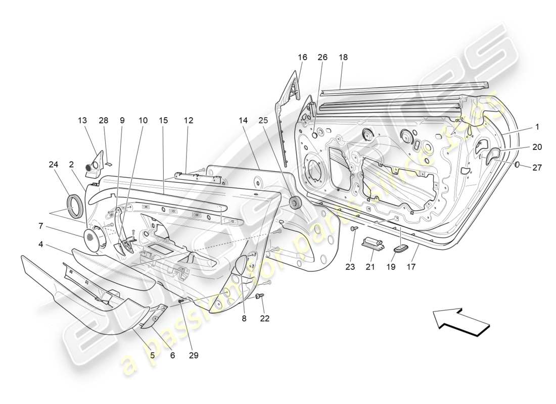 Part diagram containing part number 959643133