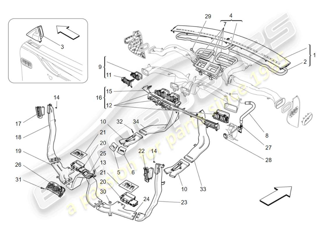 Part diagram containing part number 670011967