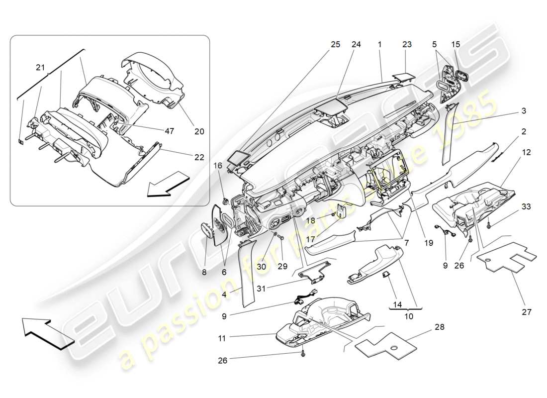 Part diagram containing part number 670009263