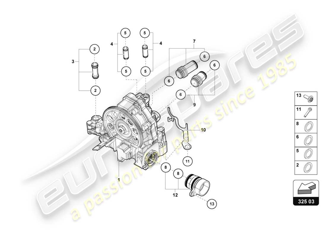 Lamborghini PERFORMANTE COUPE (2020) HYDRAULICS CONTROL UNIT Part Diagram