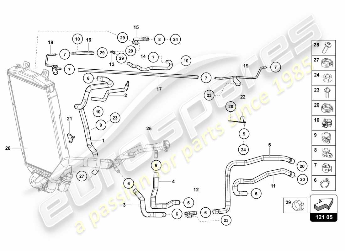 Part diagram containing part number 470121104