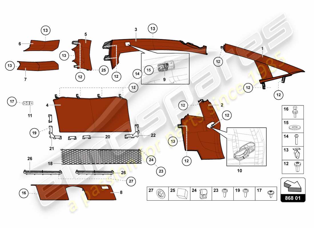 Part diagram containing part number 476867233C