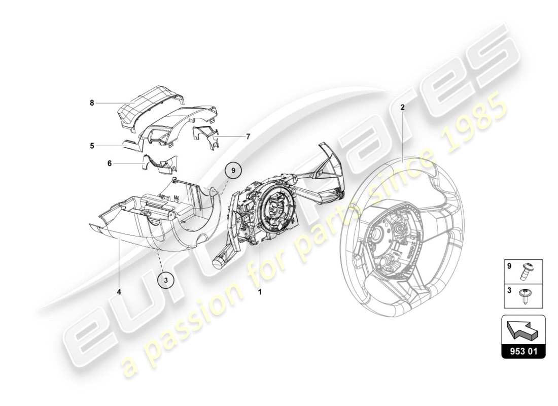 Part diagram containing part number 470953513A