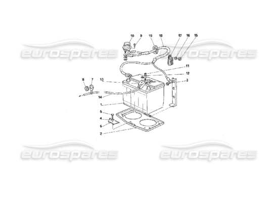 a part diagram from the Ferrari 512 M parts catalogue