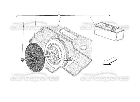 a part diagram from the Ferrari 512 M parts catalogue