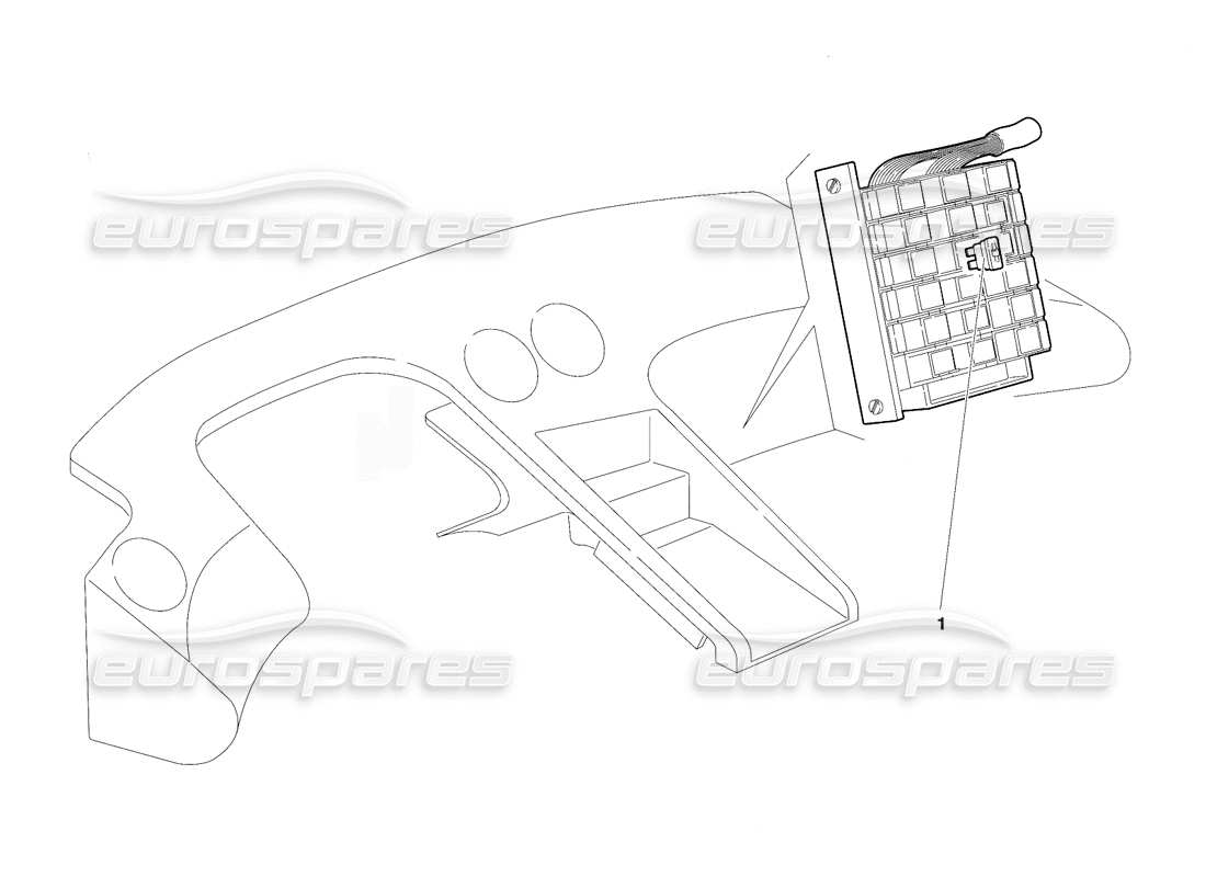 Lamborghini Diablo VT (1994) electrical system (Valid for Finland Version - April 1994) Parts Diagram