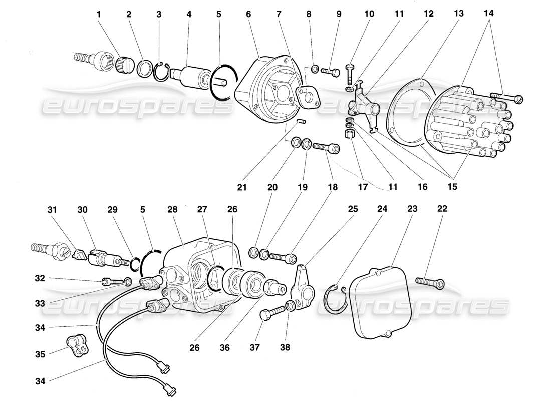 Part diagram containing part number 001633864