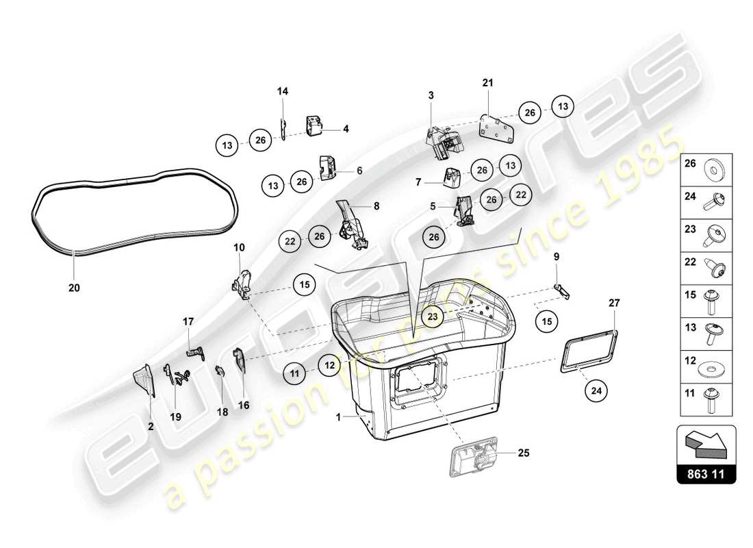 Part diagram containing part number N91078901