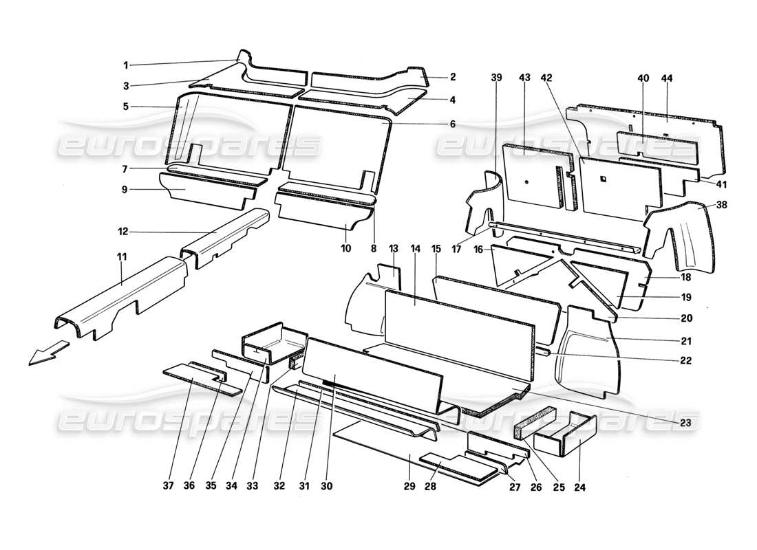 Part diagram containing part number 60412301