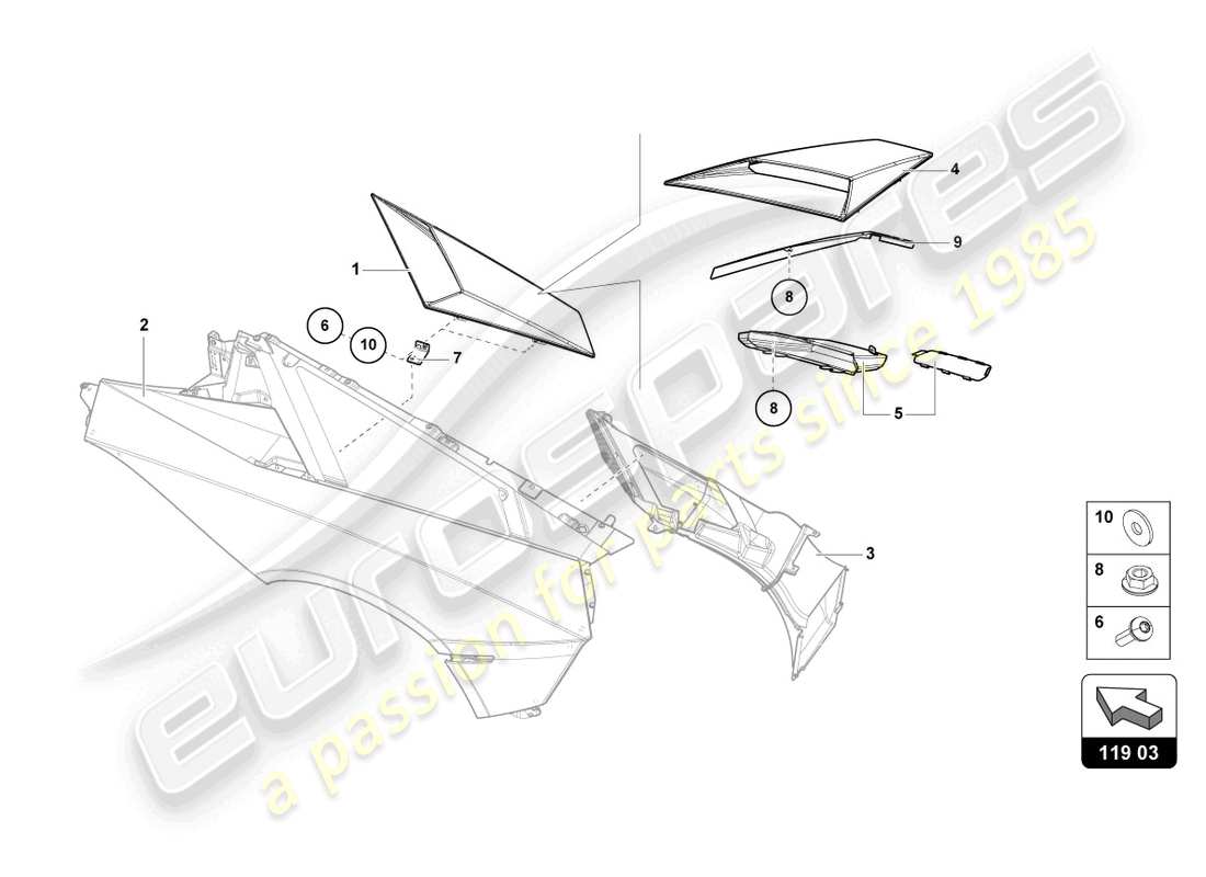 Part diagram containing part number 470119264K