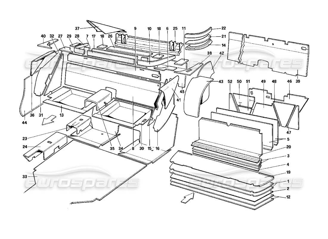 Part diagram containing part number 61464700