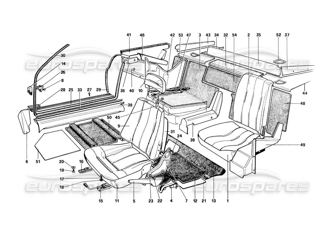 Part diagram containing part number 61241000