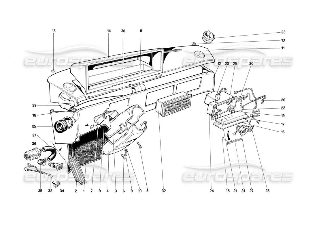 Part diagram containing part number 60657100