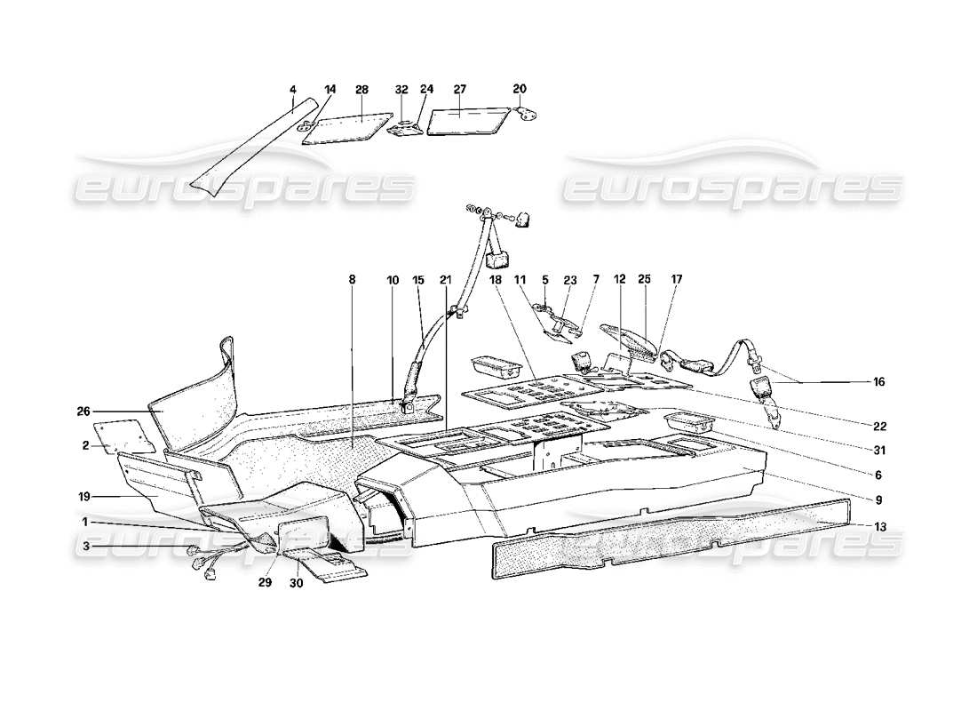 Part diagram containing part number 61442500