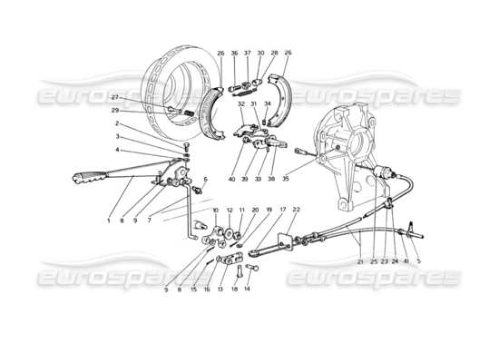 a part diagram from the Ferrari 330 and 365 parts catalogue